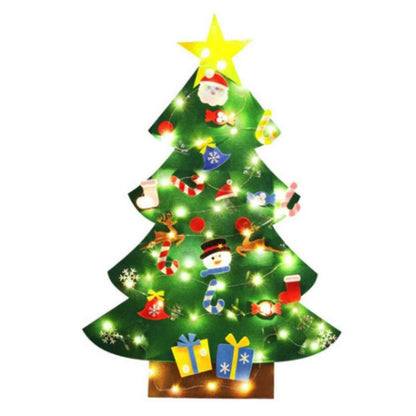 Filc karácsonyfadíszek