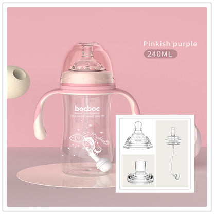 Newborn Baby Bottle Wide Caliber PP Baby Bottle