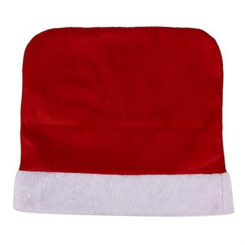 Karácsonyi piros hímzett székhuzat