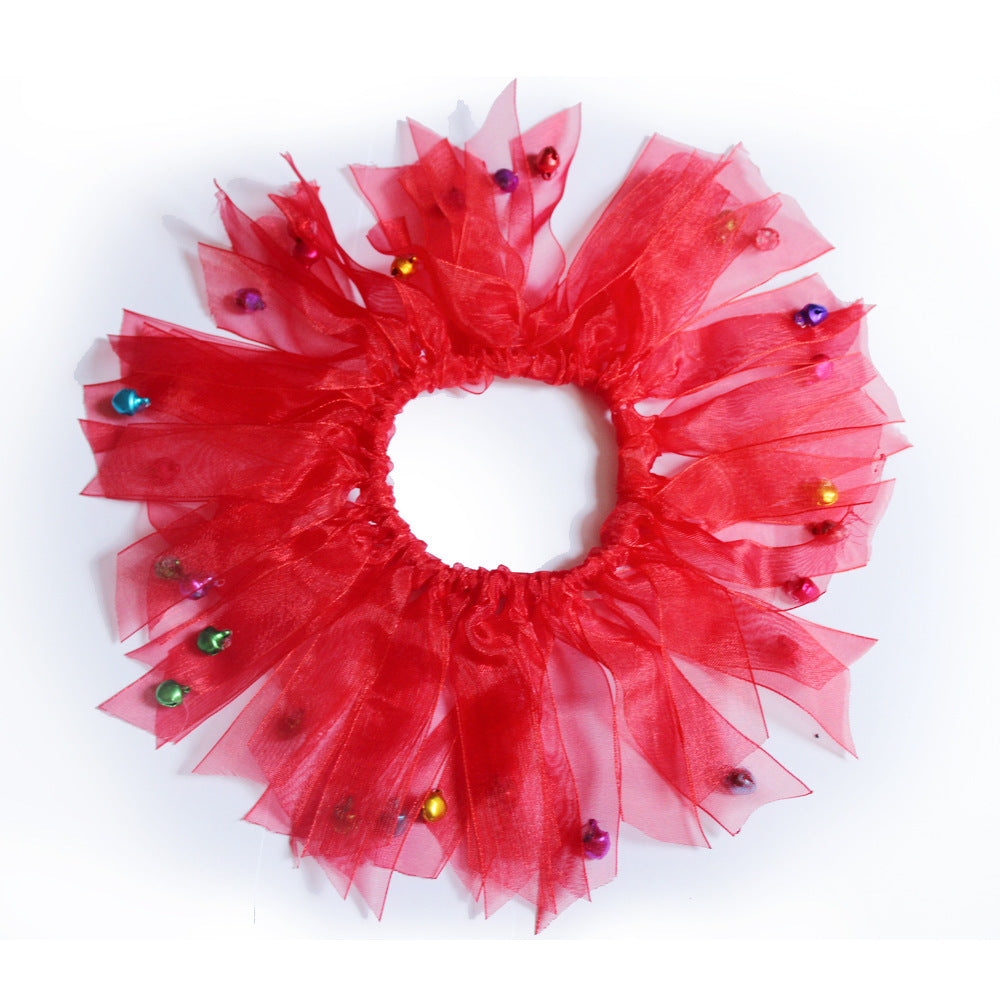 Kisállat karácsonyi sapka előke