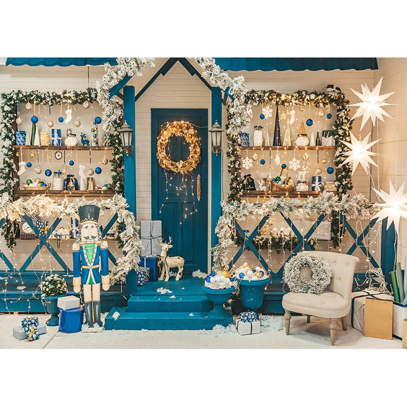 Christmas Background Fabric Snowdrift Festival Photo Party Decoration Background