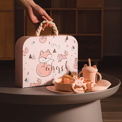 Baba szilikon tál újszülött étkészlet