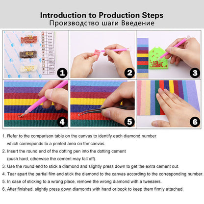 Új termék karácsonyi aranyos kisállat témájú 5D gyémántfestés