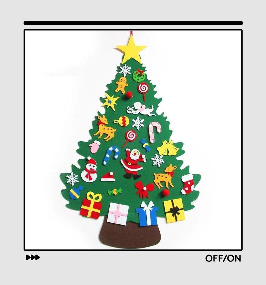 Karácsonyi díszek karácsonyfa új medál filc