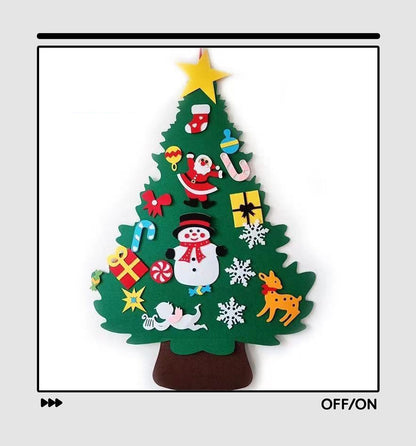 Karácsonyi díszek karácsonyfa új medál filc