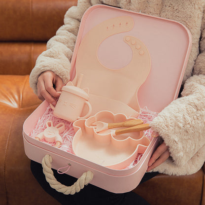 Baba szilikon tál újszülött étkészlet