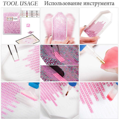 Új termék karácsonyi aranyos kisállat témájú 5D gyémántfestés