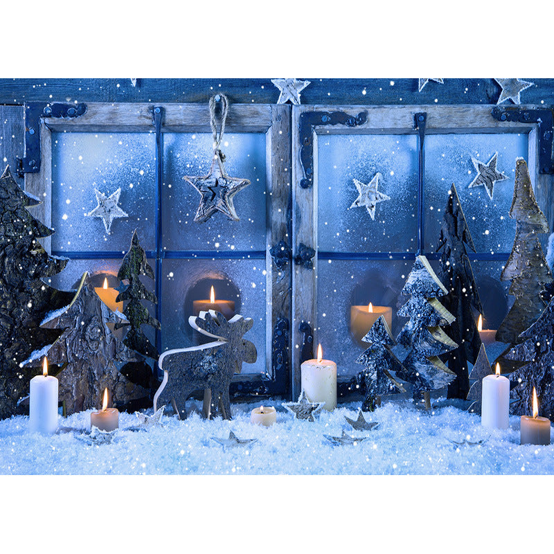 Christmas Background Fabric Snowdrift Festival Photo Party Decoration Background