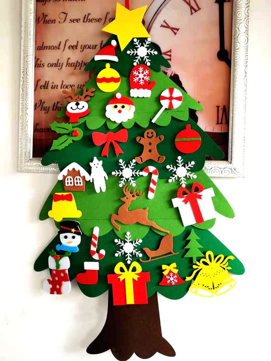 Karácsonyi díszek karácsonyfa új medál filc